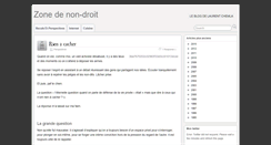 Desktop Screenshot of non-droit.org