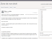 Tablet Screenshot of non-droit.org